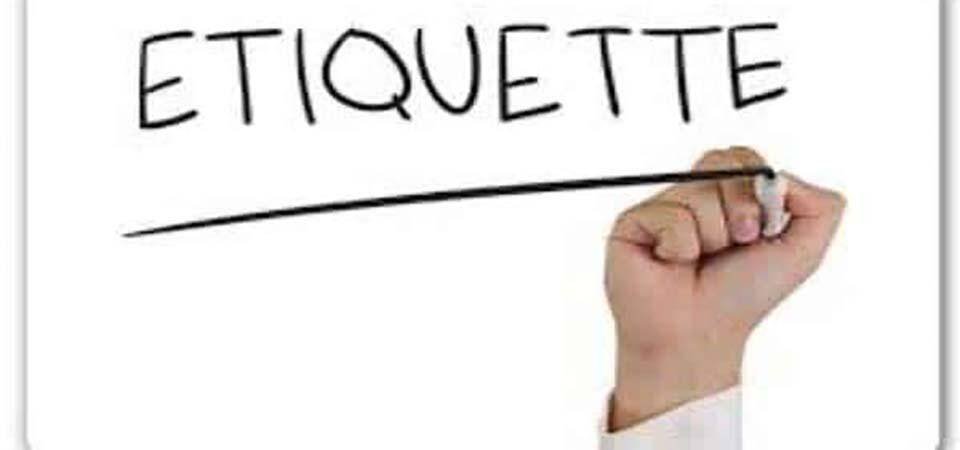 Good Manners and Etiquttes